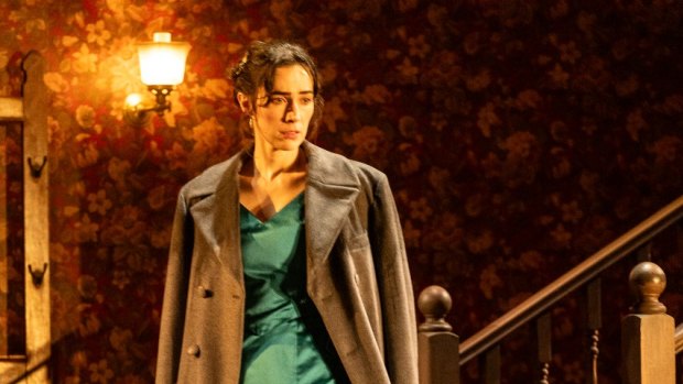 Geraldine Hakewill is the wife who thinks she might be losing her mind in Queensland Theatre’s Gaslight.