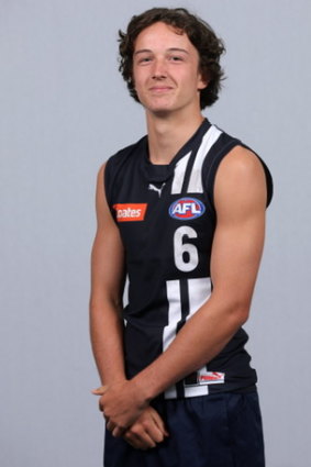 River Stevens, son of former North Melbourne captain Anthony.