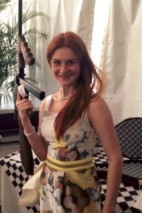 Maria Butina in an image from her Facebook page.