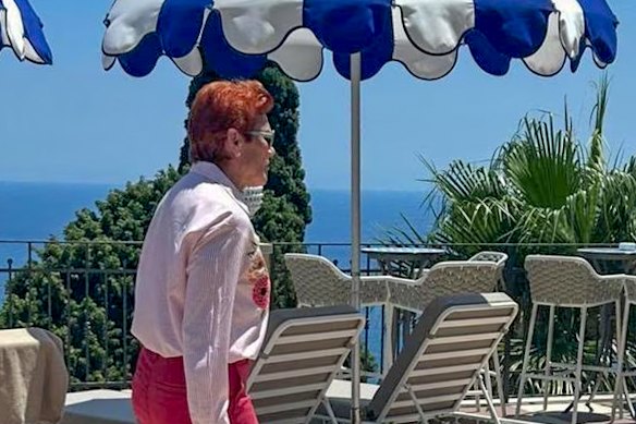 One Nation leader Pauline Hanson was spotted with mining magnate Gina Rinehart in Italy.