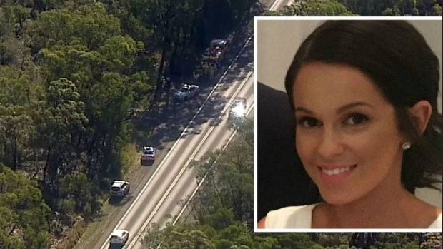 Riana Martelli, 25, died when her car veered off Picton Road. 