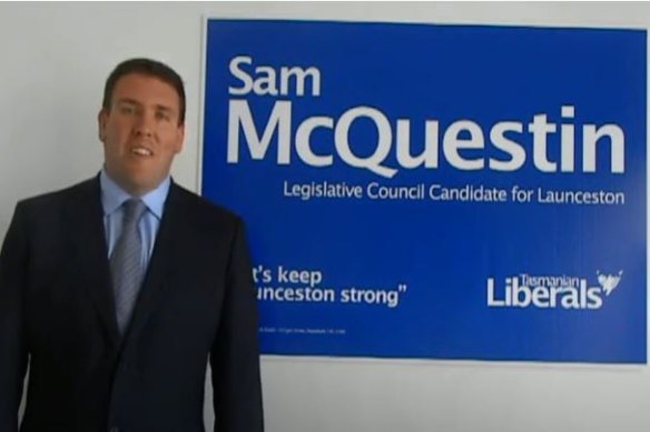 Liberal Party state director Sam McQuestin. 