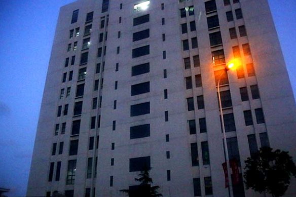 The building housing a People’s Liberation Army hacking unit on the outskirts of Shanghai, notorious for hacking and plundering Western trade secrets.