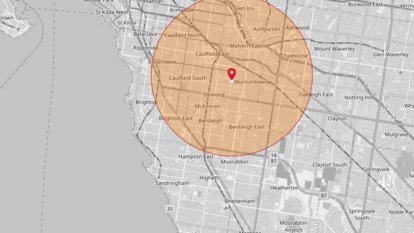 Interactive: See where your 20km lockdown limit would end