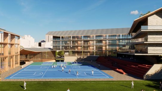 Another artist’s impression of the school.