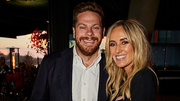 Nicholas Pitt and Montarna McDonald at The Penfolds Collection 2018 release.