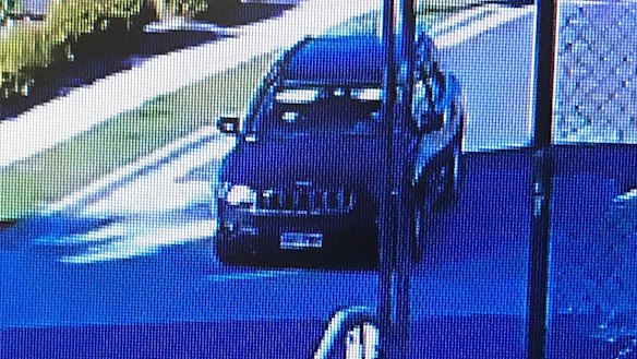 The boy and his alleged abductor were found inside the dark-coloured Jeep Compass.