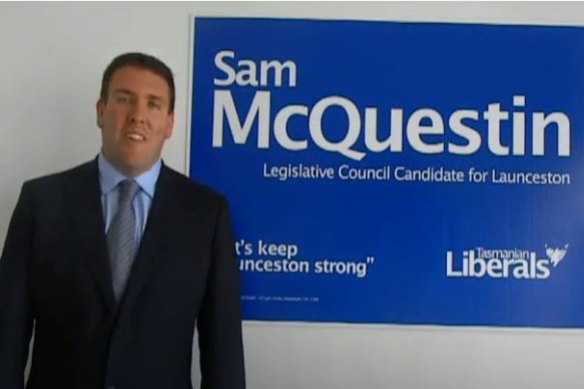 Liberal Party state director Sam McQuestin. 