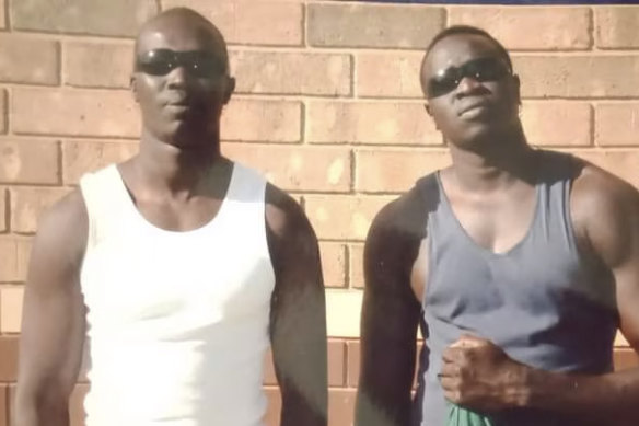 Brothers Juma Chol (left) and Zackaria Chol (right), originally from Sudan, are among the 84 who have been freed from indefinite detention after a High Court ruling. 