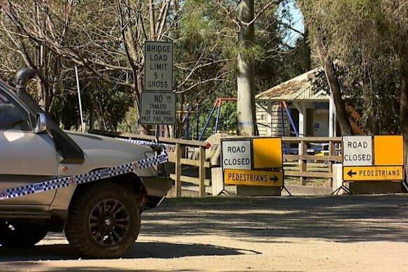 Chatsworth Park, near Gympie, where the baby died.