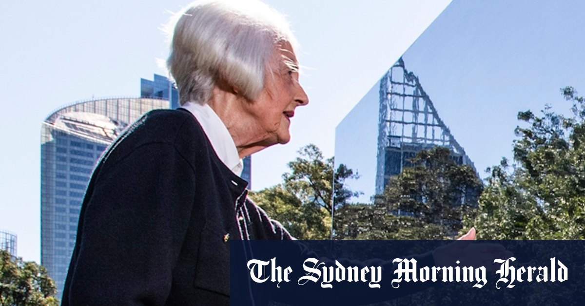 The Sydney couple who gifted the city a rock and polished metal sculpture