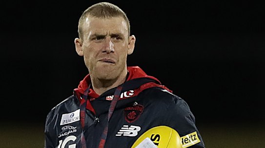 Melbourne coach Simon Goodwin.