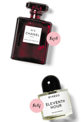 Chanel No. 5 EDP, $278. Byredo Eleventh Hour EDP, $184.