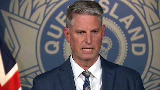 Detective Superintendent Jason Hindmarsh speaks to media about the teen accused of terror offences.