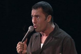 Podcaster and comedian Joe Rogan has become probably the most influential tastemaker among blue collar, male Americans. Pictured here some years ago.