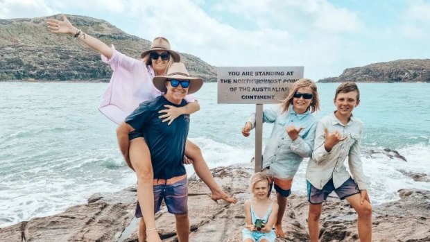 The Allard family travelled full-time for almost four years, with home-schooling giving them the flexibility to not be stuck travelling during peak times.