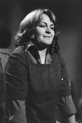 Val Lehman in a scene from the TV series Prisoner 