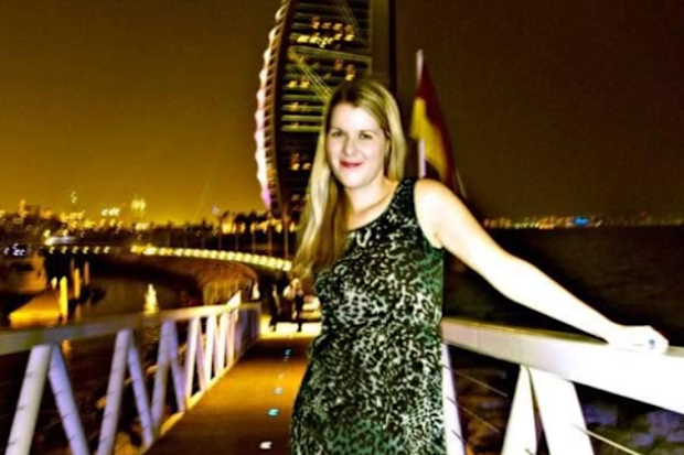 Sarah Swain in Dubai