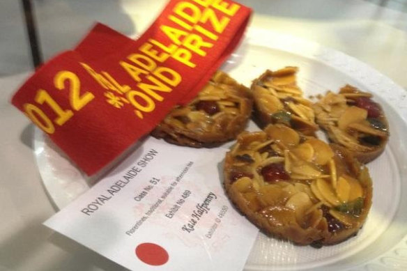 Kate Halfpenny’s Florentines for which she won second prize.