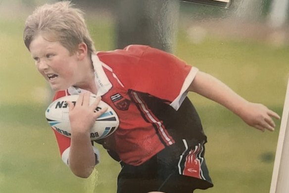 A young Billy Pollard in North Sydney Bears colours.