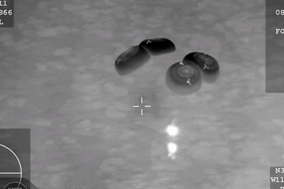 The capsule splashes down into Pacific Ocean near San Diego. 