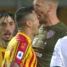 Serie A pair banned for brawl that ends in exchanged headbutts