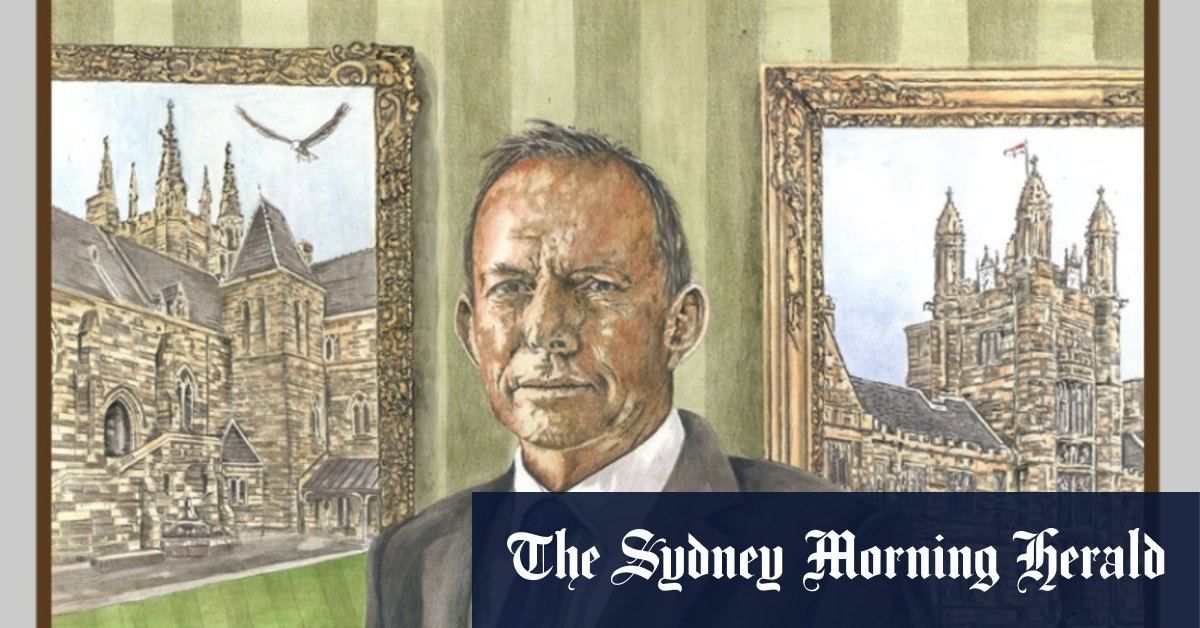 Tony Abbott, felled by COVID-19, but held aloft at St John’s