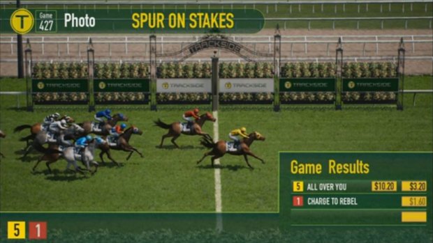The government's plan to sell the TAB will includes the ability for betting shops to racing simulation games such as Trackside.