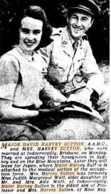 David Harvey-Sutton and new wife Judith.
