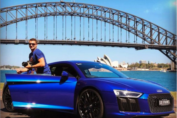 The $390,000 Audi that Melissa Caddick bought for Anthony Koletti.