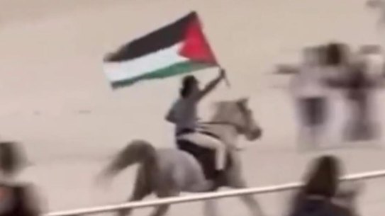 A photo of Ehtesham Ahmad riding along Bondi earlier this month.