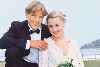 Dieter Brummer and Melissa George on Home and Away.