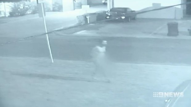 CCTV captured the man's walk through the streets.