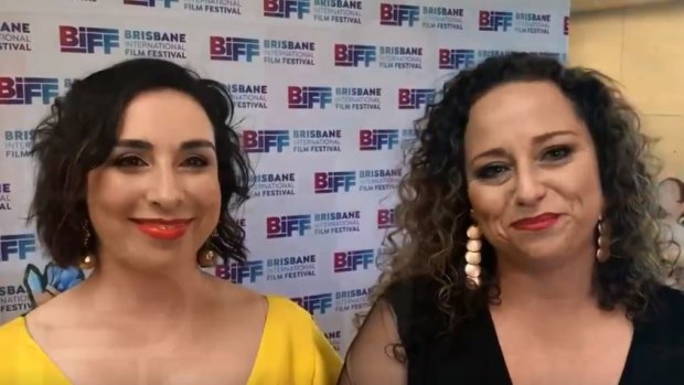 Like A Photon Creative co-chief executive officers of digital Kristen Souvlis and Nadine Bates at the premiere of The Wishmas Tree at Brisbane International Film Festival 2019.