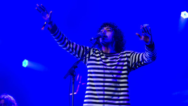 Dylan Frost (pictured, above) has apologised for his past behaviour, and defended his on-air comments made during Triple J\'s Hack last week. Photo by Edwina Pickles at 26th Annual Bluesfest, 2015. 