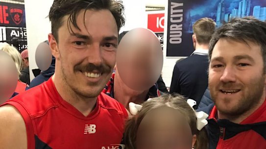 Michael Hibberd with his brother Geoffrey.