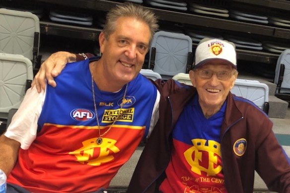 David Leydon with Kevin “Bulldog” Murray.