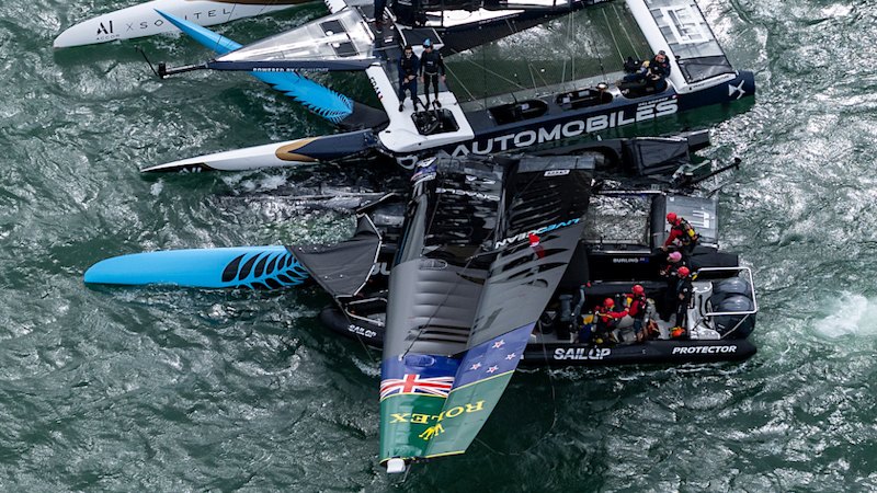 Sailor suffers compound fractures to both legs following horror SailGP crash