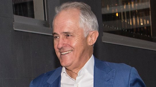 Former prime minister Malcolm Turnbull is helping NSW Premier Gladys Berejiklian.