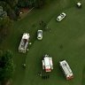 Man seriously injured after pinned under tractor at a Brisbane golf club