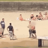 Three teenagers were arrested at Little Manly on Monday.