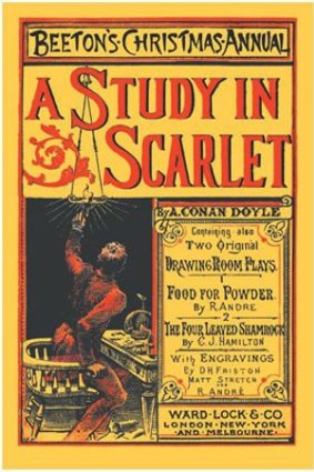 The original: Sherlock Holmes' first appearance was 'A Study in Scarlet' in 1887.