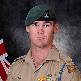 Corporal Cameron Baird, who received the VC posthumously for his service in Afghanistan.