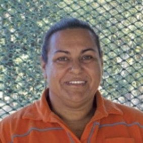 Mapoon artist Daphne de Jersey.