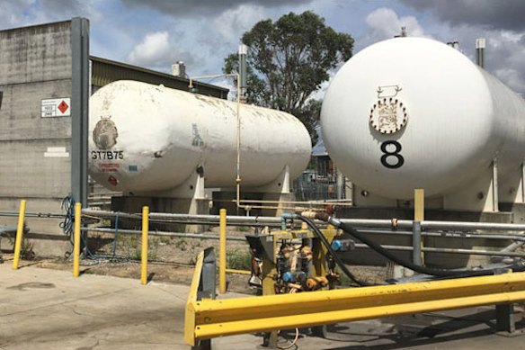 MMP Industrial’s storage tanks