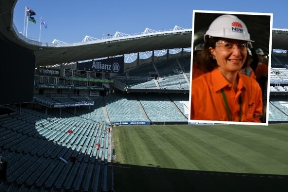 Allianz Stadium, as it was, and Premier Gladys Berejiklian, who knocked it down.