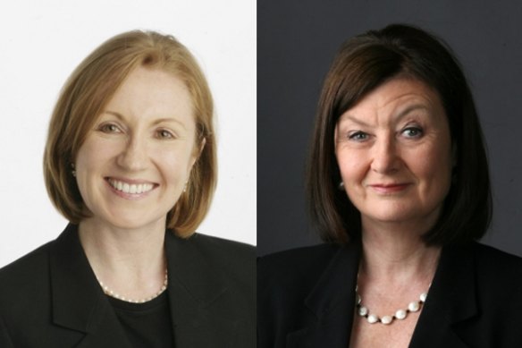 Adele Ferguson (right) and Kate McClymont are among the Herald and The Age journalists who have been named as finalists in the Kennedy Awards.