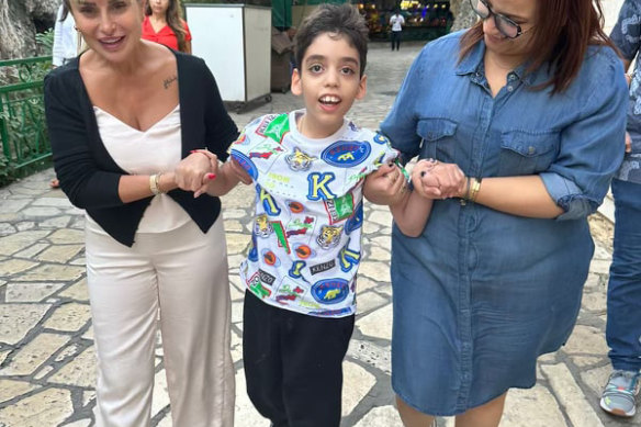 “He’s always looking forward,” Alicio’s father, Pierre Haddad, says. “No matter what, he wants to walk.”