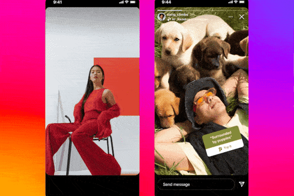 Instagram posts edited with AI will come with tags showing the terms used, so others can try them for themselves.