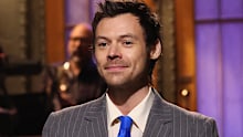 Harry Styles, pictured on SNL, appeared to reference ex Taylor Swift’s recent wedding during his latest show. 